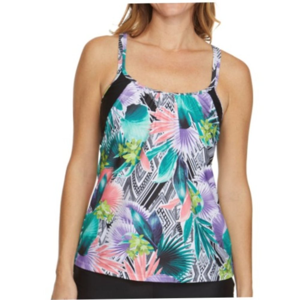 Splashletic Women's Tankini Swimsuit Top